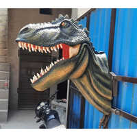 Fiberglass Dinosaur head statue