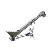 Inclined Screw Conveyor - Mild Steel, 100 Kg To 10 Ton Load Capacity | Flat Belt, 220-440 Volt Voltage, 1 Year Warranty