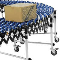 Skate Wheel Conveyor - Mild Steel, 600 & 800 Mm Size, Blue Color | Semi-automatic, Horizontal Design, 50 Kg/meter Capacity