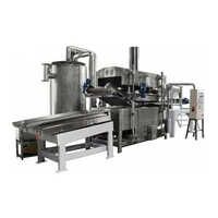 Stainless Steel Snack Pellet Frying Line