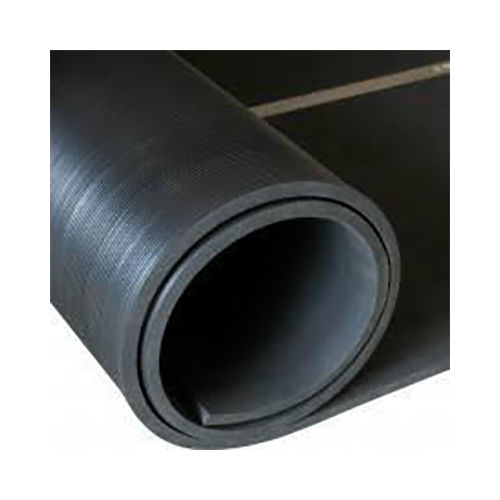 Shot Blasting Rubber Sheet - Color: Black