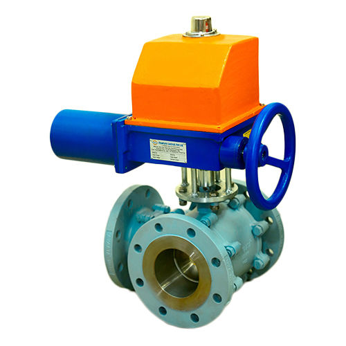 Painted 100 Nb 3 Way Motorized Ball Valve