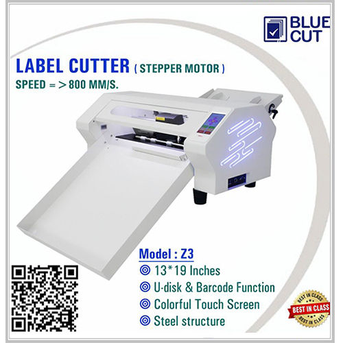 Auto Sheet Fed Label Cutter (STEP Motor - Speed 800mm)