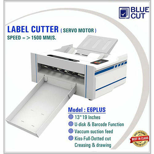 E6 Plus Label Cutter (SERVO Motor - Speed 1500mm)