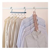 Global Local Hangers for Wardrobe Multipurpose Cloth Hanger Magic Shirt Hanger for Clothes Hanging Space Saving Cloth Organizer for Wardrobe Foldable Hangers for Clothes