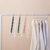 Global Local Hangers for Wardrobe Multipurpose Cloth Hanger Magic Shirt Hanger for Clothes Hanging Space Saving Cloth Organizer for Wardrobe Foldable Hangers for Clothes