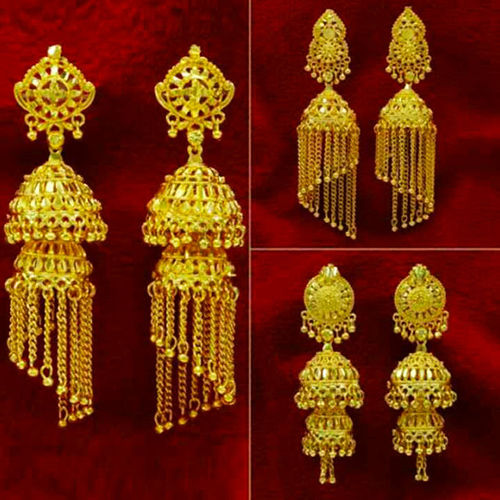 Golden Gold Earings