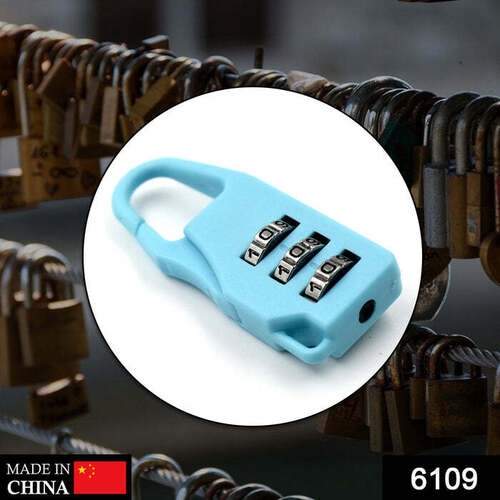 3 DIGIT LUGGAGE LOCK AND TOOLS USED