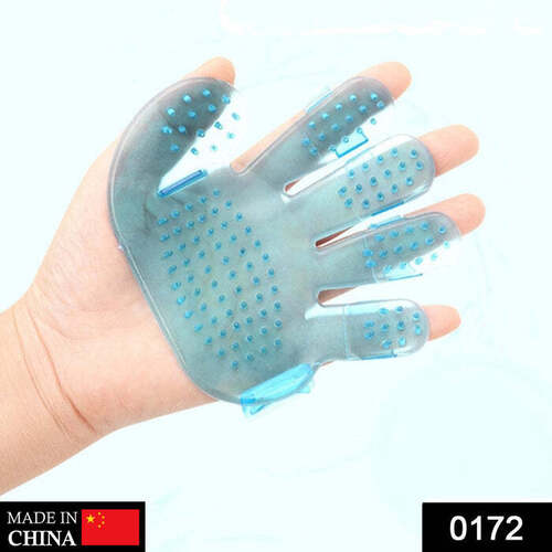 Rubber Pet Cleaning Massaging Grooming Glove Brush - Age Group: As Per Product Requirement