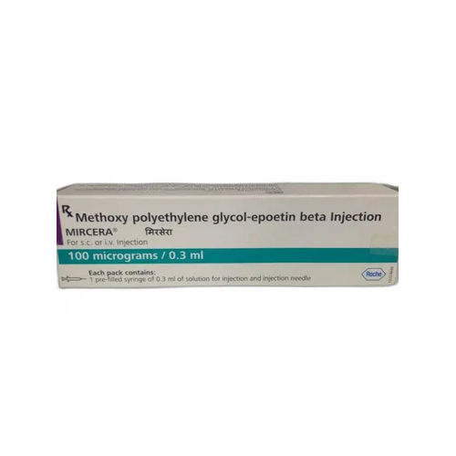 Methoxy Polyethylene Glycol Epoetin Beta Injection Shelf Life: Upto 24 Months