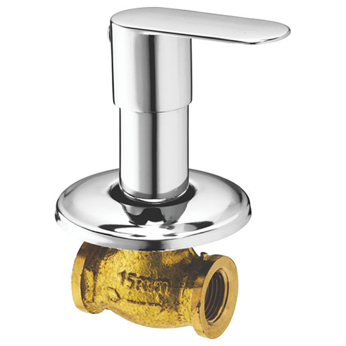 15Mm Slim Concealed Stop Cock - Color: Nickle