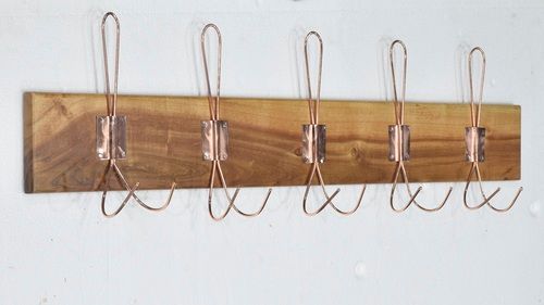 Iron Wall Hook With Copper Finish