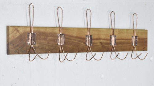 Iron Wall Hook With Copper Finish