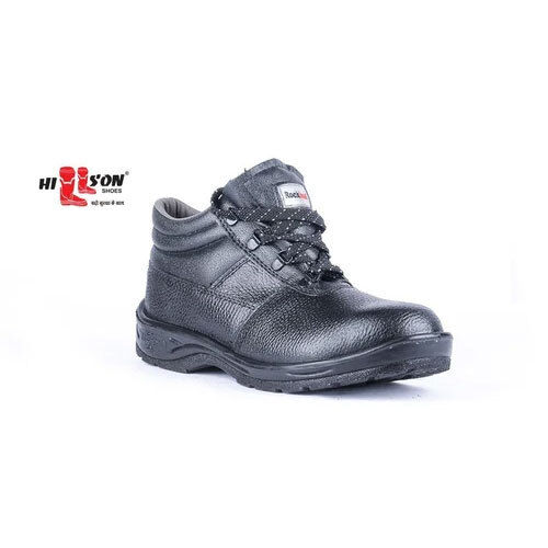 Black Hillson Rockland Safety Shoes Steel Toe