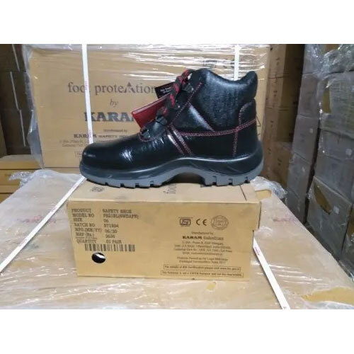 Karam High Ankle Leather Safety Shoes Fs21