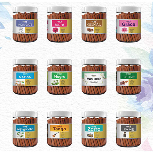 Eco-Friendly Attractive Dhoop Stick Jar Collection