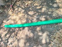 Hdpe Pipe - 10 Foot Length, 6 Inch Outer Diameter - Green, Socket Joint, Reducing Shape