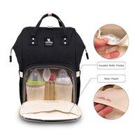 Hafmall Diaper Bag Backpack - Waterproof Multifunctional Large Travel Nappy Bag