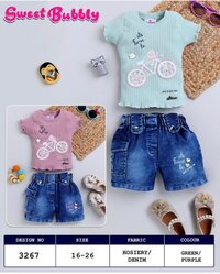 Girls Hot Pant Set