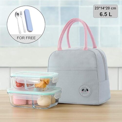 Yitemei Lunch Bag Insulated Bag for Men Women Children 6.5 L Cool Bag No Picnic Bag Thermal Bag Lunch Bag for Work School Picnic