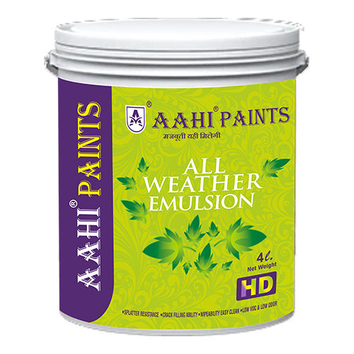 Any Color 4 Ltr All Weather Exterior Emulsion