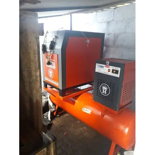 Tank Mounted Screw Air Compressor