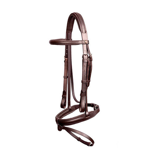 English Leather Diamante Bridle With Softy Padded