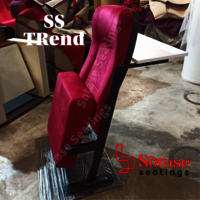 Sotase Writing Pad Institutional Auditorium Tip-up Chair - Finish: Upholstery