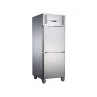 Commercial Two Door Refrigerator - Color: Silver