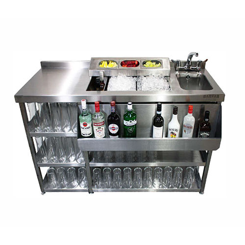 Metal Ss Cocktail Station