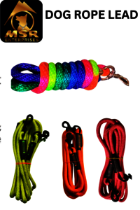 Dog Rainbow Rope with Rubber Handle