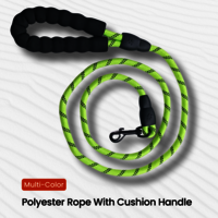 Dog Rope Nylon With Furr Handle