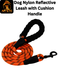 Dog Rope Nylon With Furr Handle