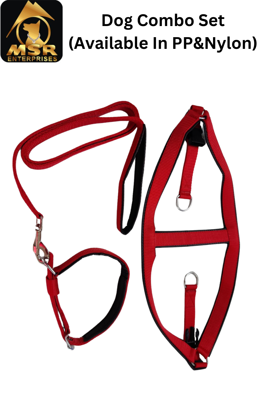 Dog Leash /collar/Harness Bodaybelt Set