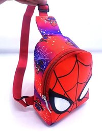 Echo Boomers Small Spiderman Theme Crossbody Sling Bag For Children