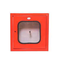 Ms Hose Box - Mild Steel Construction,  Red Finish | Durable Fire Safety Solution For Industrial, Office, And Factory Use