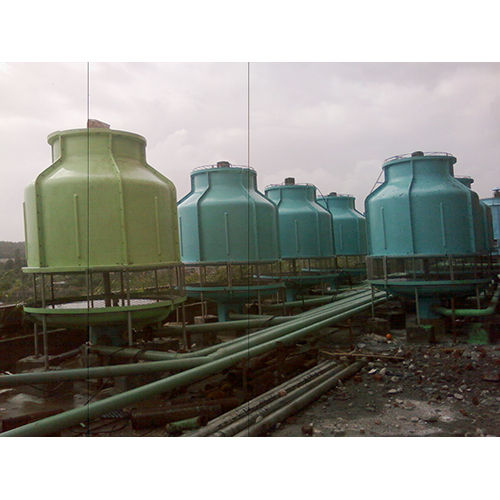 Round Cooling Tower - Material: Metal