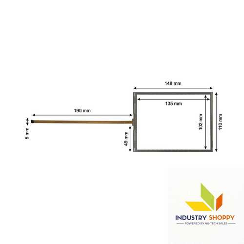 Touch Screen for Allen Bradley 2711P-B7C22A9P HMI Operated Panel