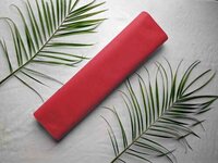 Pp Spunbond Non-woven Fabric - 63" Red Plain, Light Texture, Smooth, Lightweight, Fast Colors, Sun-resistant