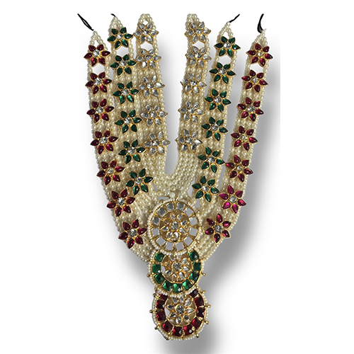 Thakorji Multi Stones Gaadi Mala Set