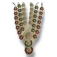 Thakorji Multi Stones Gaadi Mala Set