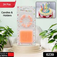 Birthday Party Candles (pack Of 24 Pcs)