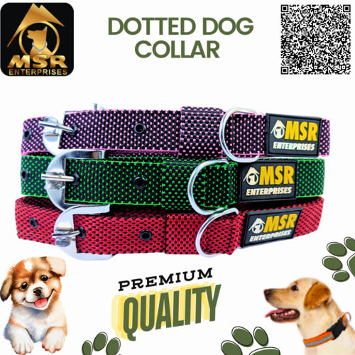 Dotted Dog Collar with SR Clip / Buckle