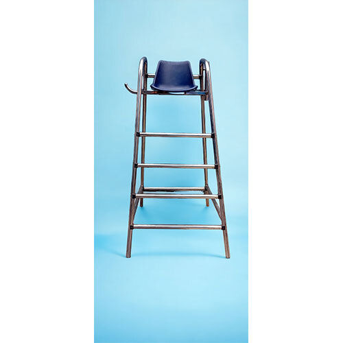 Swimming Pool  5 Ft Height S.S. Lifeguard Chair - Color: Silver