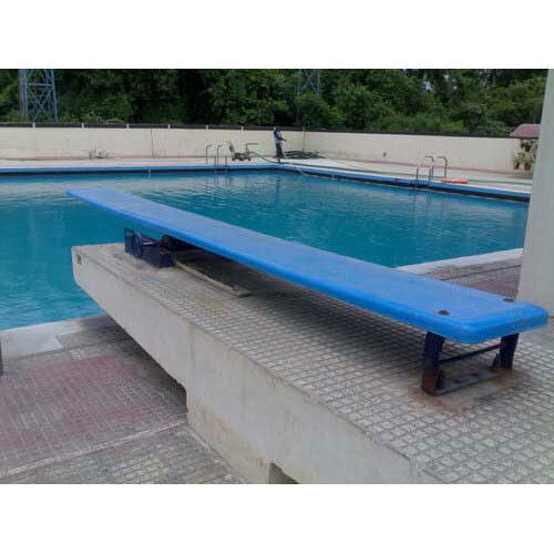 Blue Swimming Pool Diving Board