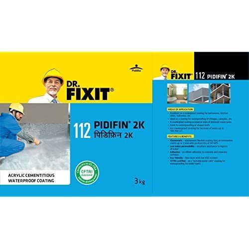 Dr. Fixit Pidifin 2K Cementitious Waterproof Coating