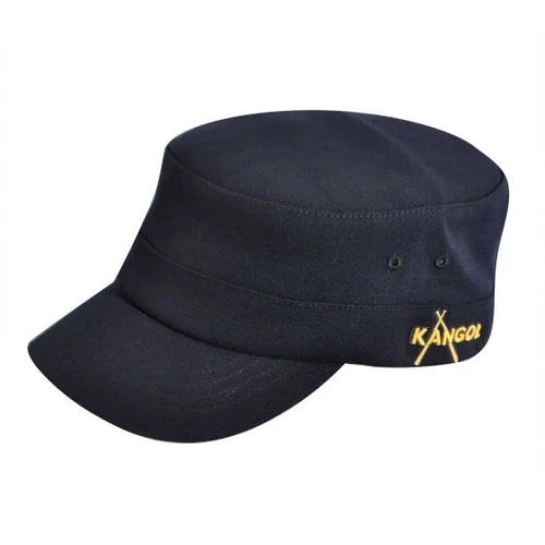 Black Polyester And Cotton Army Cap