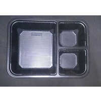 Plastic Hips Tray - Various Sizes Available, Matte Black Finish With Durable Design