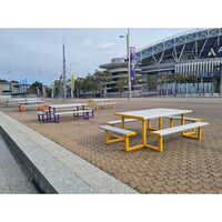 Canteen Chair And Table - Design: One Piece