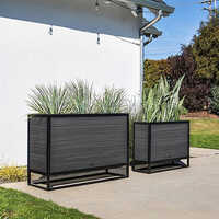 Rectangular Planters - Color: Black